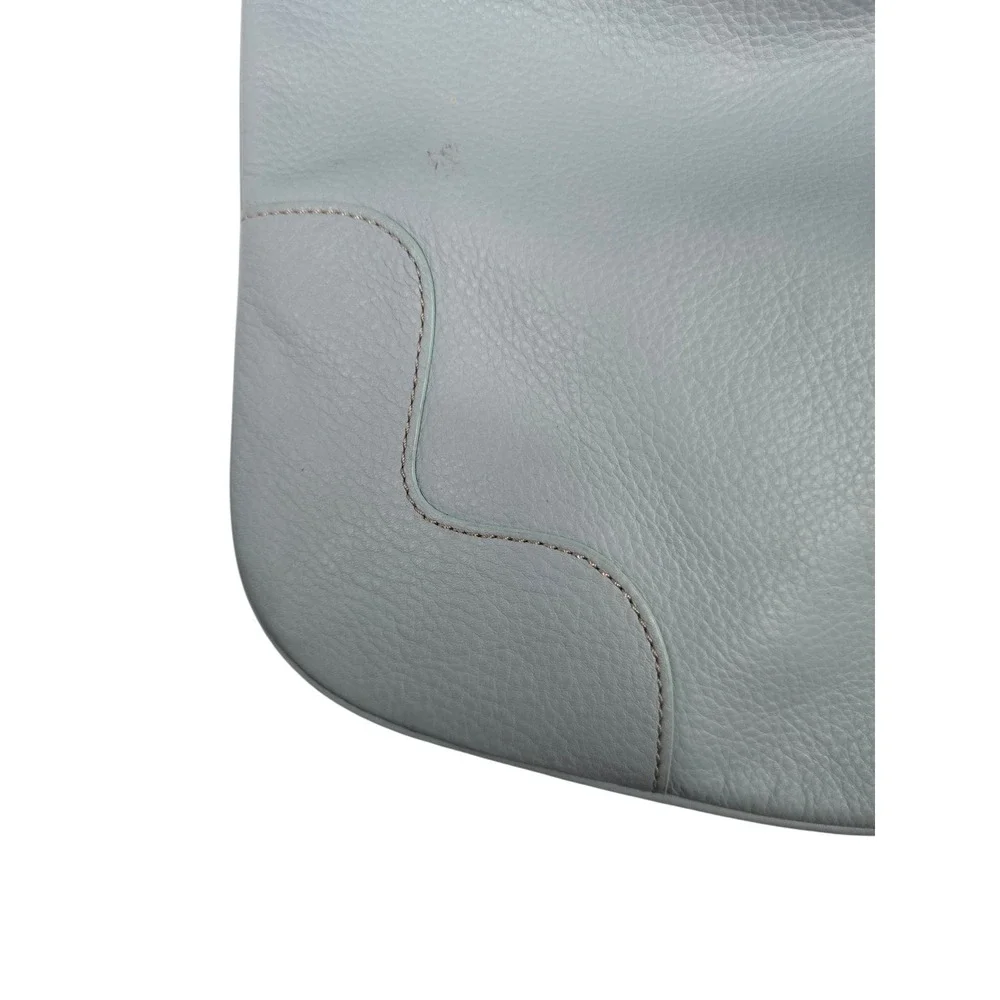 Jones New York Faux Leather Shoulder‎ Bag Purse Handbag Mint Green Medium